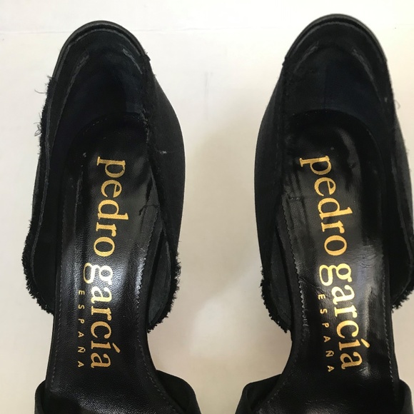Pedro Garcia Black Damaris Heels - Picture 7 of 8